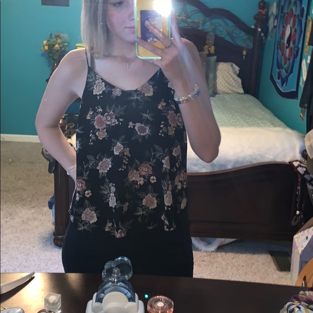 Flower tank top